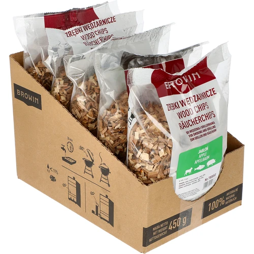 Rūkymo/grilinimo drožlės, obuolmedis, 450 g, kl. 10 - 2