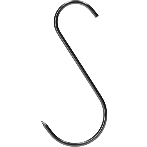 Rūkymo kabliai – S formos, su aštriais galais, 4 mm x 150 mm, 5 vnt. - 4