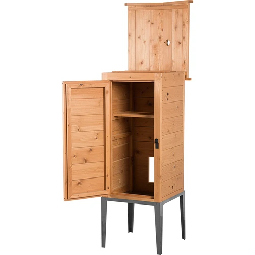 Rūkymo kamera iš maumedžio, 200 l, su nerūdijančio plieno pagrindu - 2