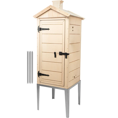 Rūkymo kamera iš sertifikuotos faneros, 200L, su nerūdijančio plieno pagrindu