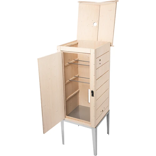 Rūkymo kamera iš sertifikuotos faneros, 200L, su nerūdijančio plieno pagrindu - 2