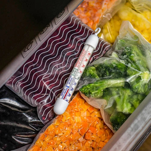 Šaldytuvų ir šaldiklių termometras (nuo -50°C iki +40°C) 17 cm - 6