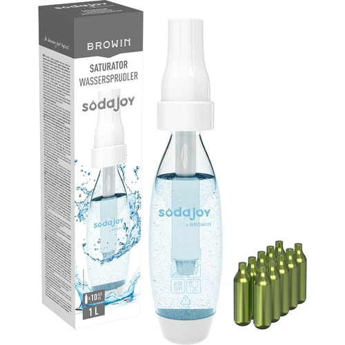 Saturatorius vandeniui ir gėrimams + 10 vnt. CO₂ užtaisų