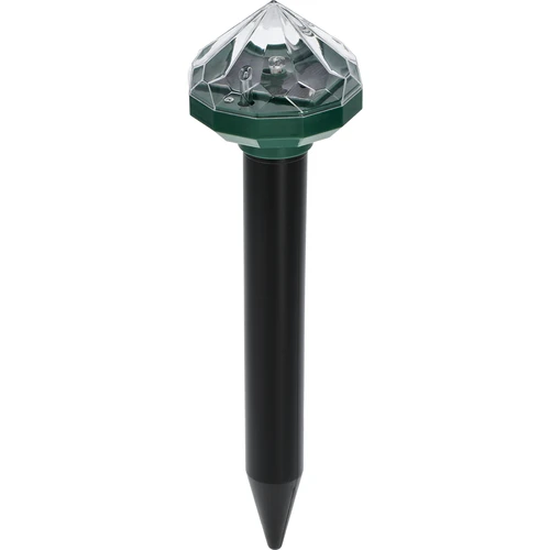 Saulės energija maitinamas kurmių atbaidiklis su LED lempa