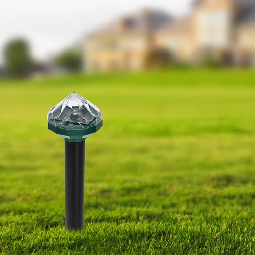 Saulės energija maitinamas kurmių atbaidiklis su LED lempa - 13