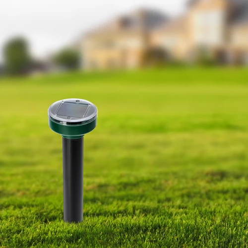 Saulės energija maitinamas kurmių atbaidytuvas – veiksminga, saugi ir humaniška sodo apsauga, 1 vnt. - 14