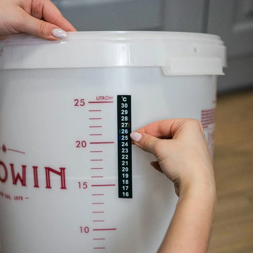 Skystųjų kristalų termometras (nuo +16°C iki +30°C) 13 cm - 3