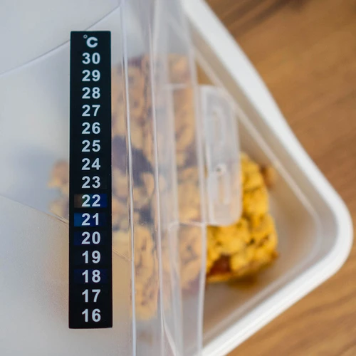 Skystųjų kristalų termometras (nuo +16°C iki +30°C) 13 cm - 5