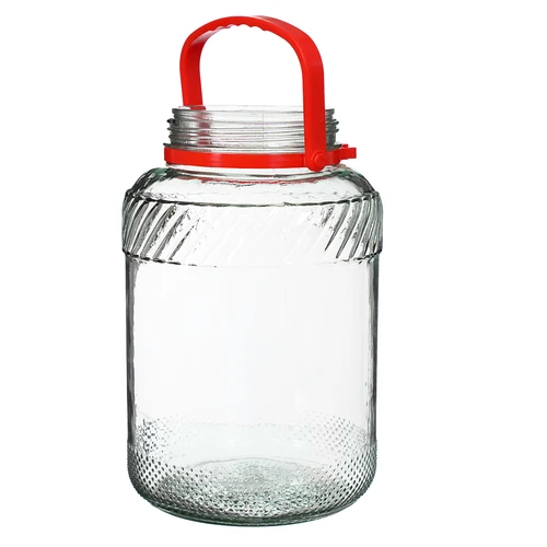 Słoik 5 L z plastikową pokrywą - 2