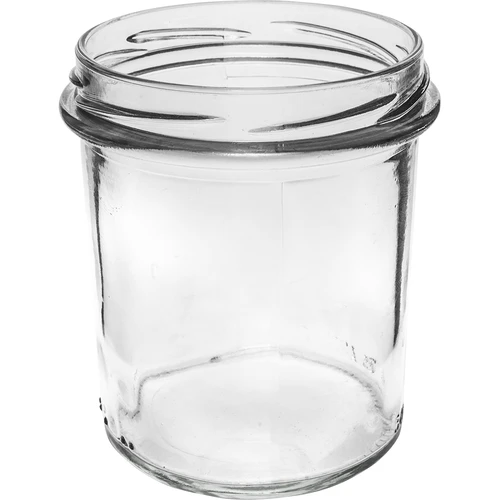 Słoik prosty 350 ml (fi 82) z zakrętką bordo 6 szt. - 4