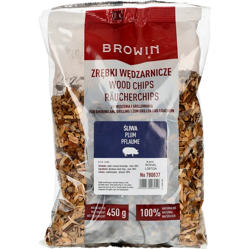 Slyvmedžio drožlės rūkymui/griliui, 450 g, kl. 8  - 1 