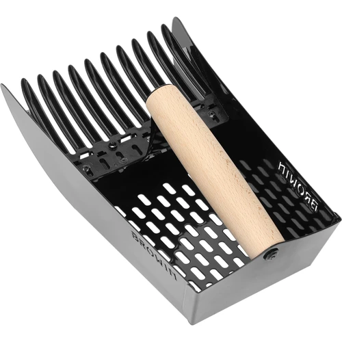 Smulkių vaisių rinktuvas, metalinis, juodas - 3