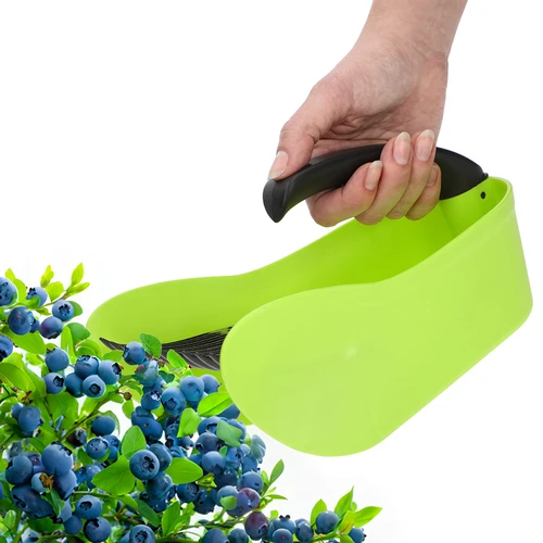 Smulkių vaisių rinktuvas, žalias, iš plastiko - 6