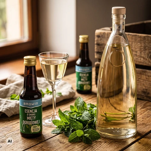 Sodo mėtų skonio esencija, skirta 4 l, 40 ml - 7