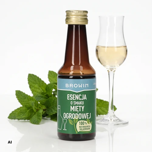 Sodo mėtų skonio esencija, skirta 4 l, 40 ml - 3
