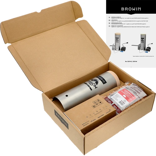 Sodo medinė rūkykla 200 L – dragON Wood 100E su elektriniu kaitinimo moduliu ir valdikliu - 11