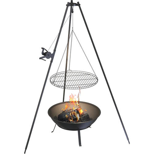 Sodo ugniakuras su grotelėmis, Ø55 cm, apvalus, dubuo - 7