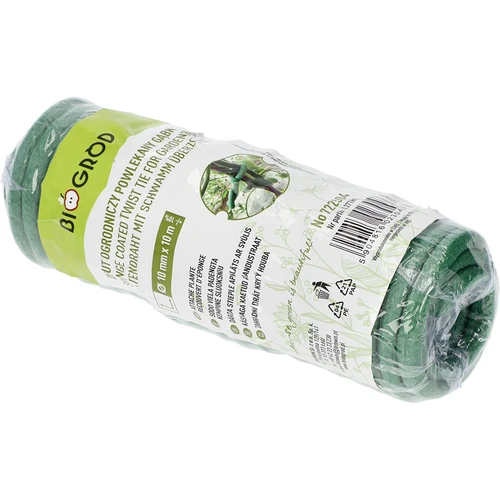 Sodo viela su porolono apvalkalu, žalia, 10 m, Ø 10 mm - 6