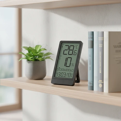 Soens elektroninis kambario termometras, juodas - 8