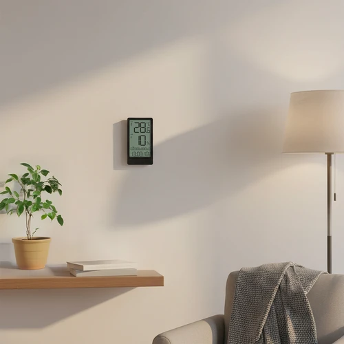 Soens elektroninis kambario termometras, juodas - 9