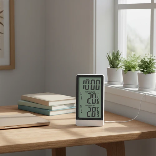 Soens prekės ženklo elektroninis termometras – su zondu, baltas - 7