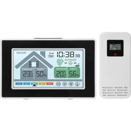 „Soens“ prekės ženklo oro stotis – elektroninė, su belaidžiu lauko jutikliu