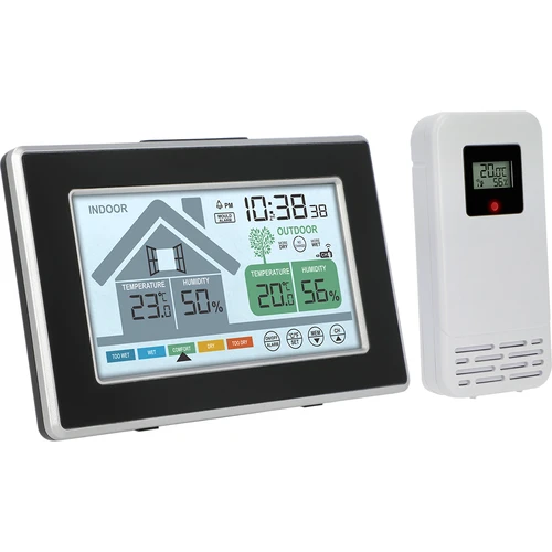 „Soens“ prekės ženklo oro stotis – elektroninė, su belaidžiu lauko jutikliu - 2