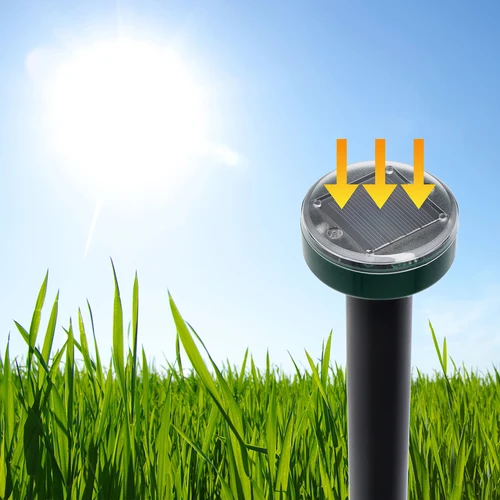 Solarny odstraszacz kretów – skuteczna, bezpieczna i humanitarna ochrona ogrodu, 1 szt. - 10