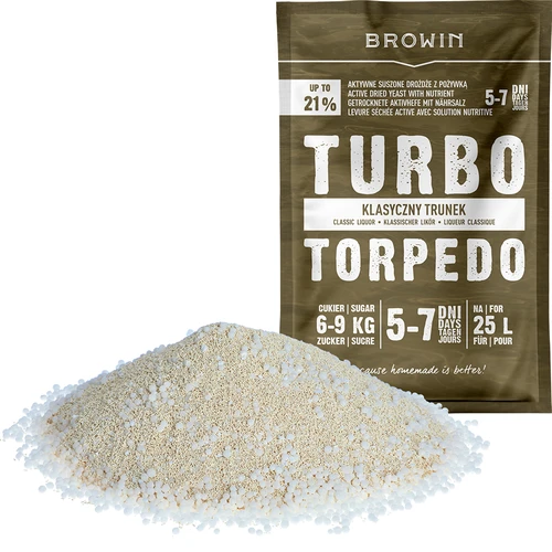 Spiritinės mielės Turbo Torpedo 5–7 dienų 21% 100 g - 3