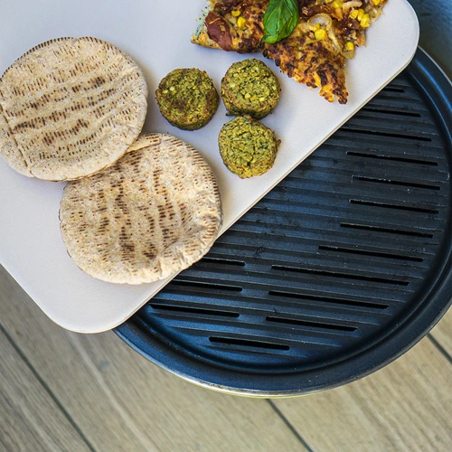 Stačiakampis picos kepimo akmuo, pagamintas iš kordierito,  - 38 x 30,5 cm - 15