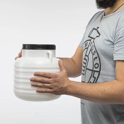 Statinė Kiszonka 10L - balta, su rankenomis - 9