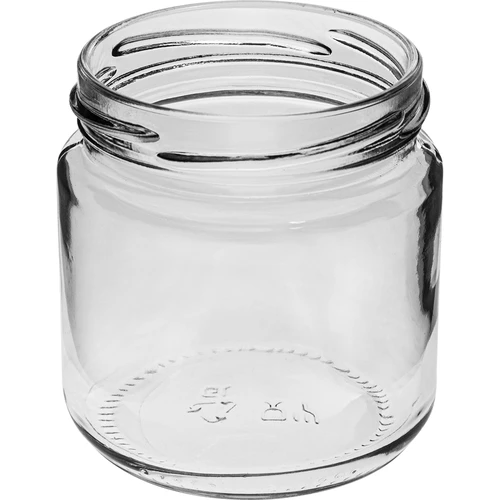 Stiklainiai 212 ml fi66/4 su juodais dangteliais, 6 vnt. - 4