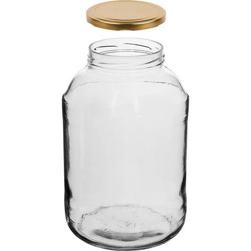 Stiklainis 4 l su ø 100 užsukamu dangteliu - 2