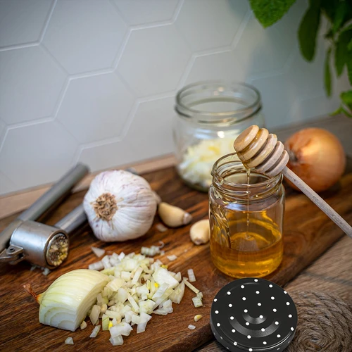 Stiklainis TO 156 ml, spalvotas dangtelis fi 53/4 - 6 vnt. - 9