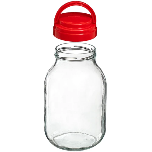 Stiklainis TO 3 l ir dangtelis fi 100 su rankena - 3