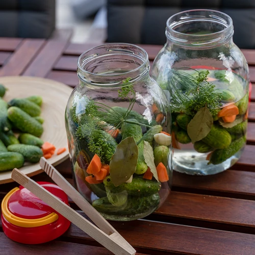 Stiklainis TO 3 l ir dangtelis fi 100 su rankena - 8