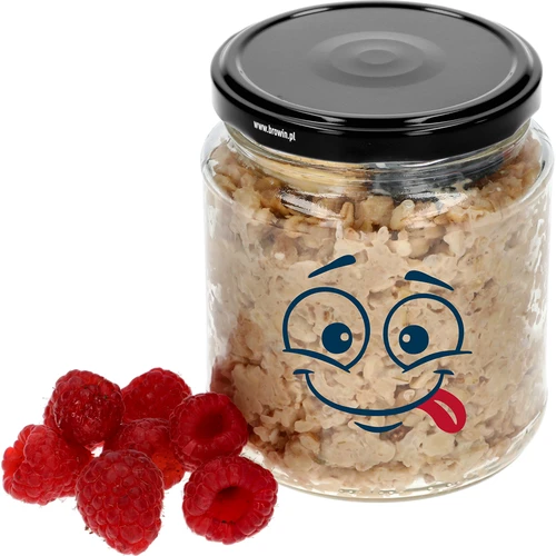 Stiklainis twist-off 580 ml su „Šypsenėlė“ spauda ir dangteliu fi 82/6 – 3 vnt. - 5