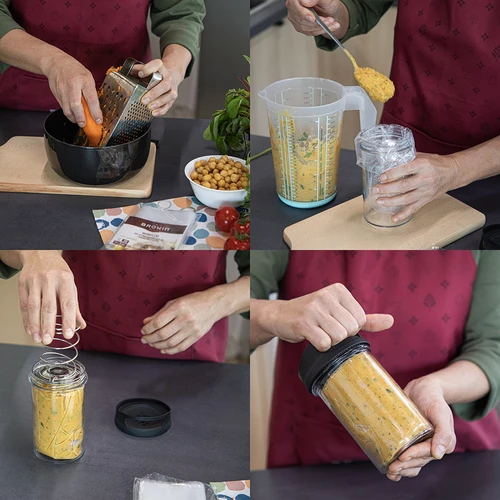 Stiklinė kumpių virimo forma 450 g - 11