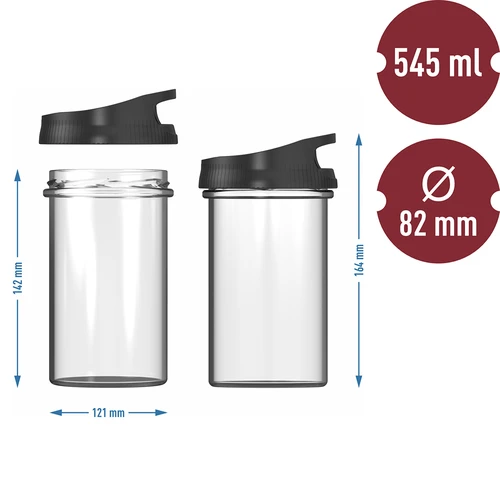 Stiklinė kumpių virimo forma 450 g - 9