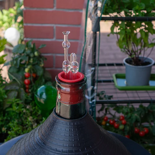 Stiklinis fermentacijos vamzdelis, pakuotėje 2 vnt. - 5