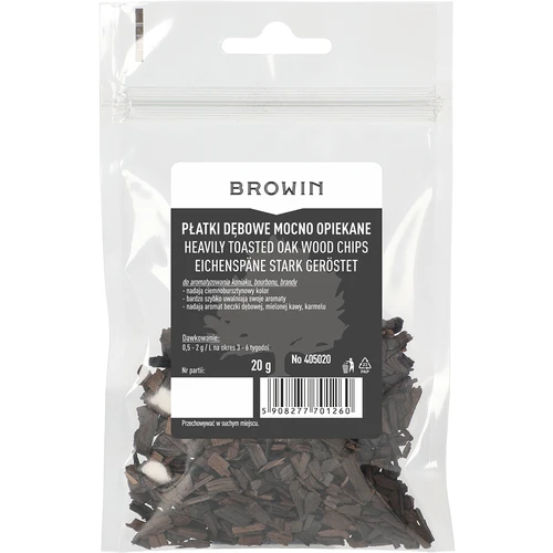 Stipriai paskrudintos ąžuolo skiedros, 20 g - 2