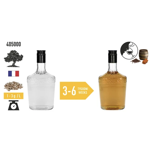 Stipriai skrudintos ąžuolo drožlės, 20 g - 7