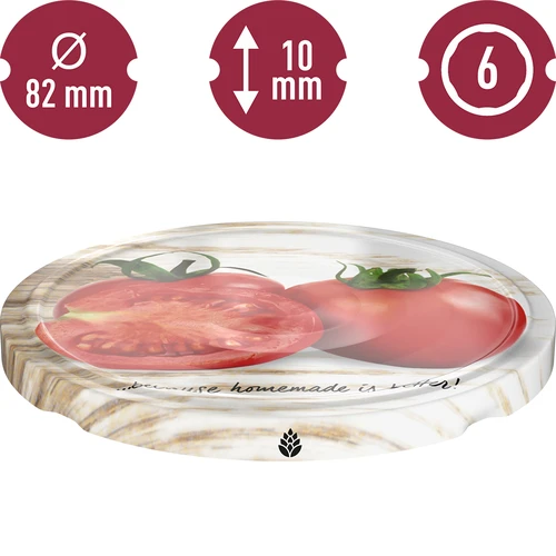 Sukamasis dangtelis fi 82/6 daržovės 4 - 10 vnt. - 14