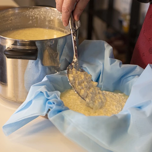 Sūrio gamybos kvadratinė drobė 50 x 50 cm, 2 vnt. - 6