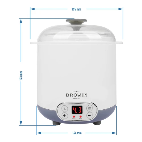 Sūrio ir jogurto gaminimo aparatas su termostatu 1,5 L - 9