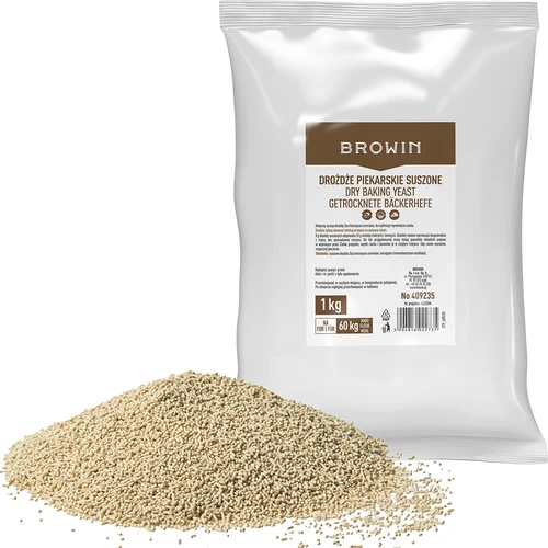 Suszone drożdże piekarskie, 1 kg  - 1 
