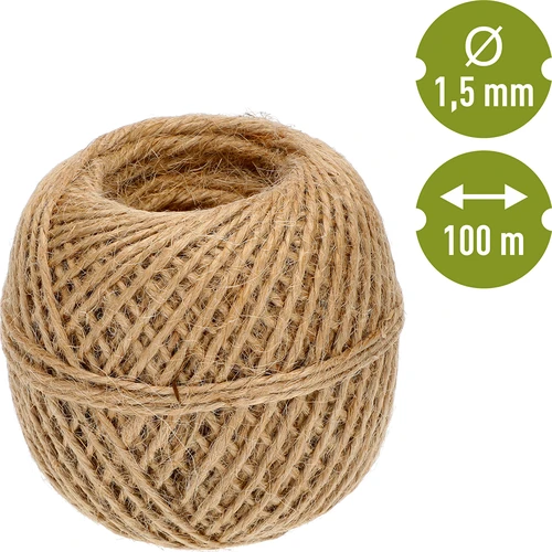 Sznurek jutowy 1,5 mm/100 m/100 g - 4