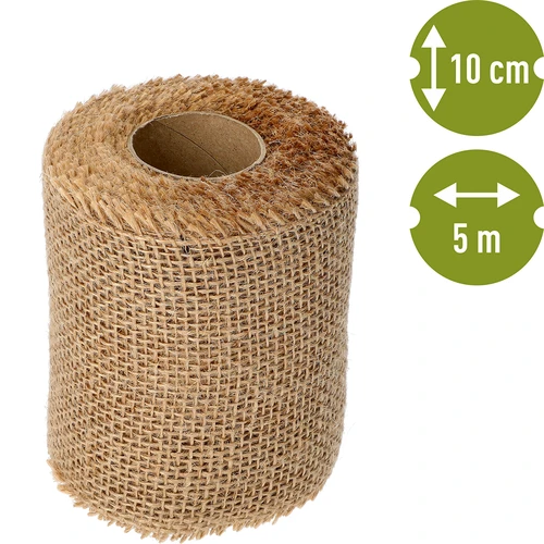 Taśma jutowa 10 cm/5 m - 4