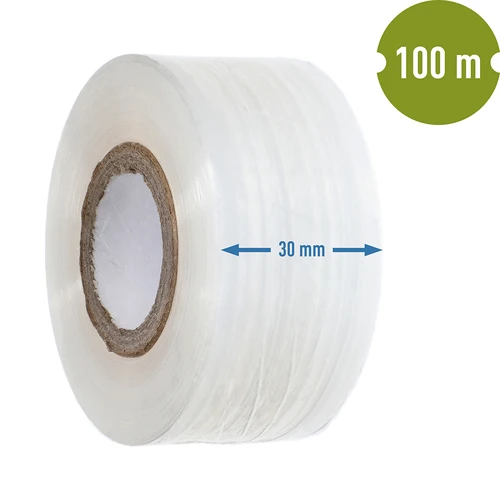 Taśma ogrodnicza do szczepienia, przezroczysta,100 m x 3 cm - 3