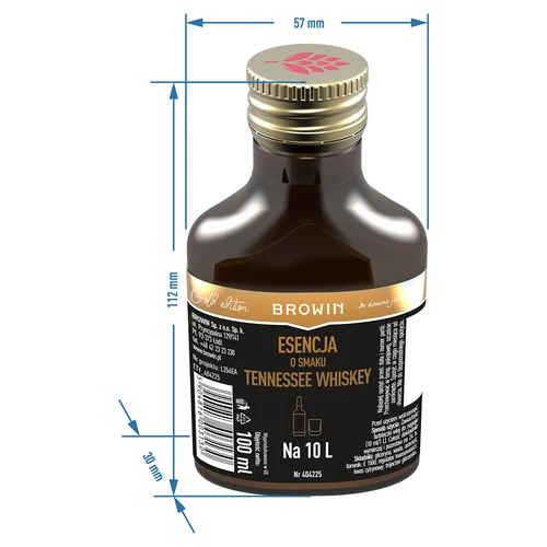 Tenesio viskio skonio esencija 10 L - 100 ml - 6